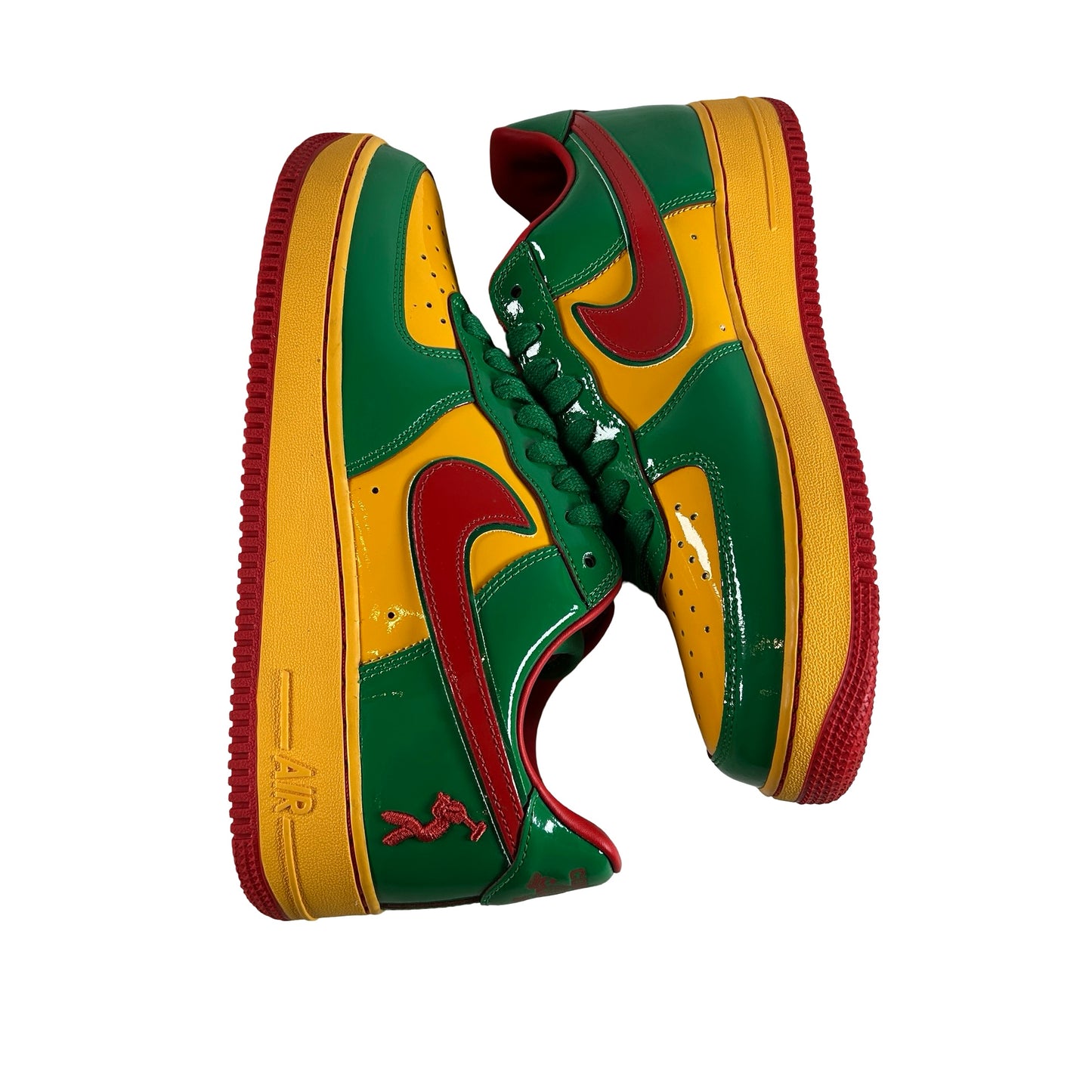 IH4383 300 Nike Air Force 1 Low Lil Yachty Concrete Boys Lucky Green [USED] - 9.5 M (Used3)