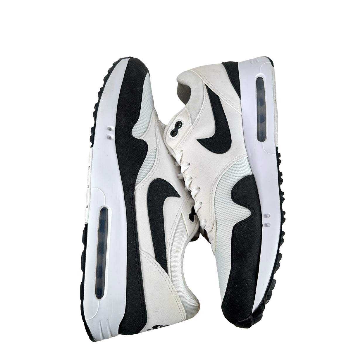 DV1403 110 Nike Air Max 1 '86 OG Golf White Black [USED] - 13 M (Used)