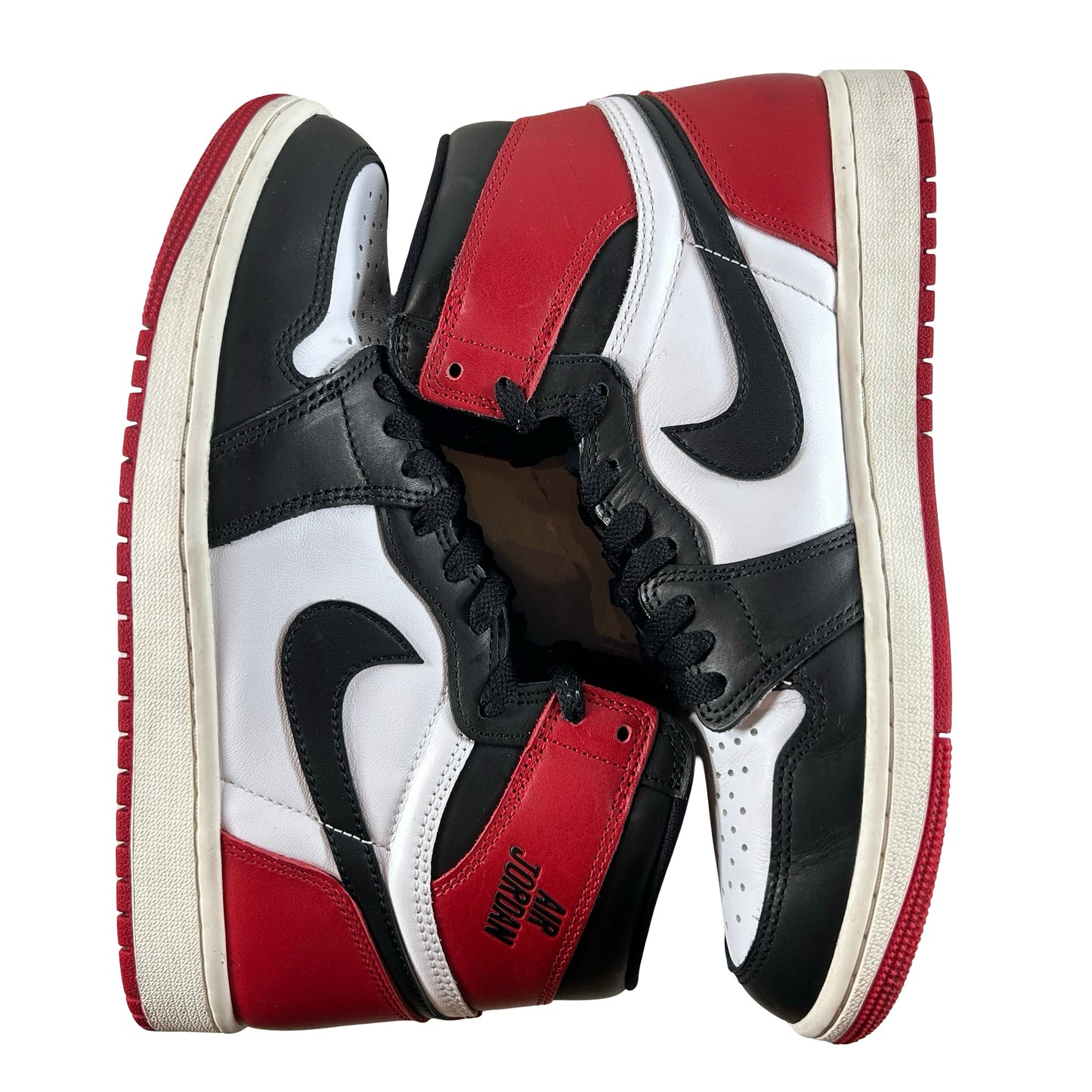 DZ5485 106 Air Jordan 1 High OG Black Toe Reimagined [USED] - 9 M (Used5)
