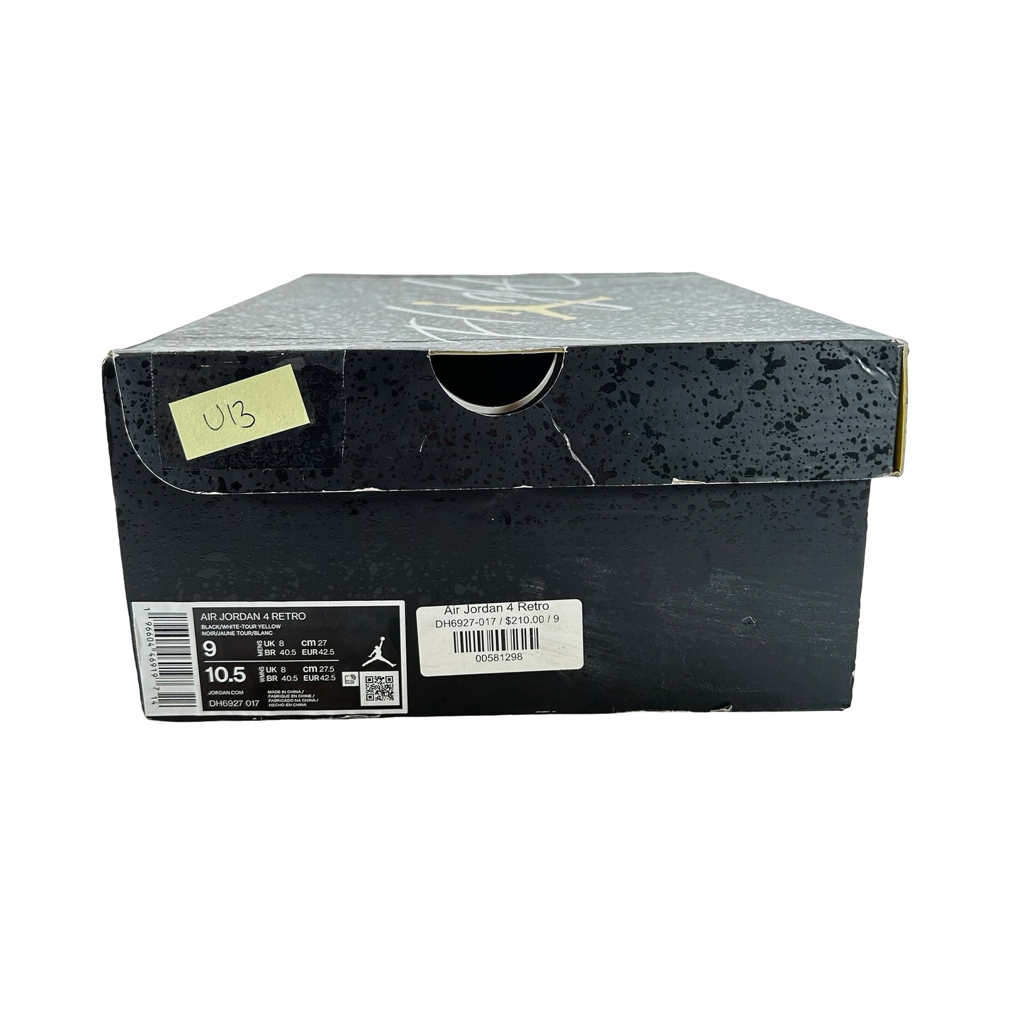 DH6927 017 Jordan 4 Retro Thunder [USED] - 9 M (Used13)