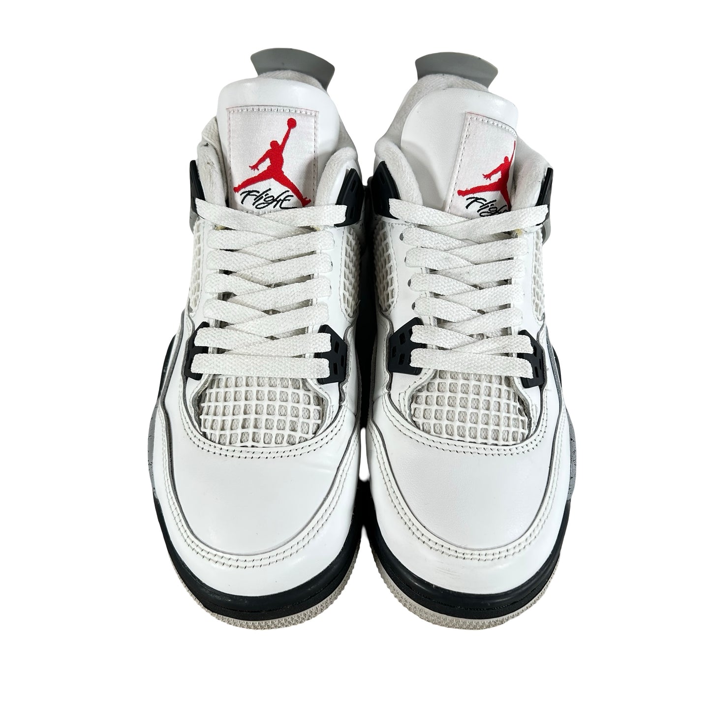 IB4171 100 Jordan 4 Retro White Cement (2025) (GS) [USED] - 5 Y (Used) (No Box)