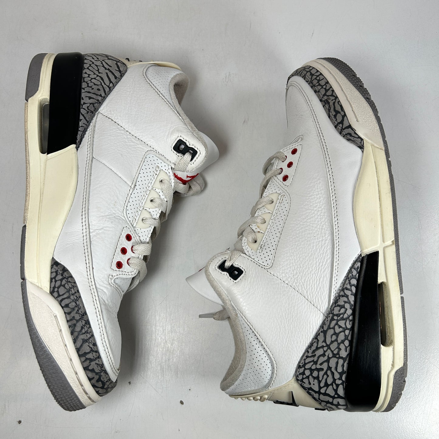 DN3707 100 Jordan 3 Retro White Cement Reimagined [USED] - 10 M (Used7)