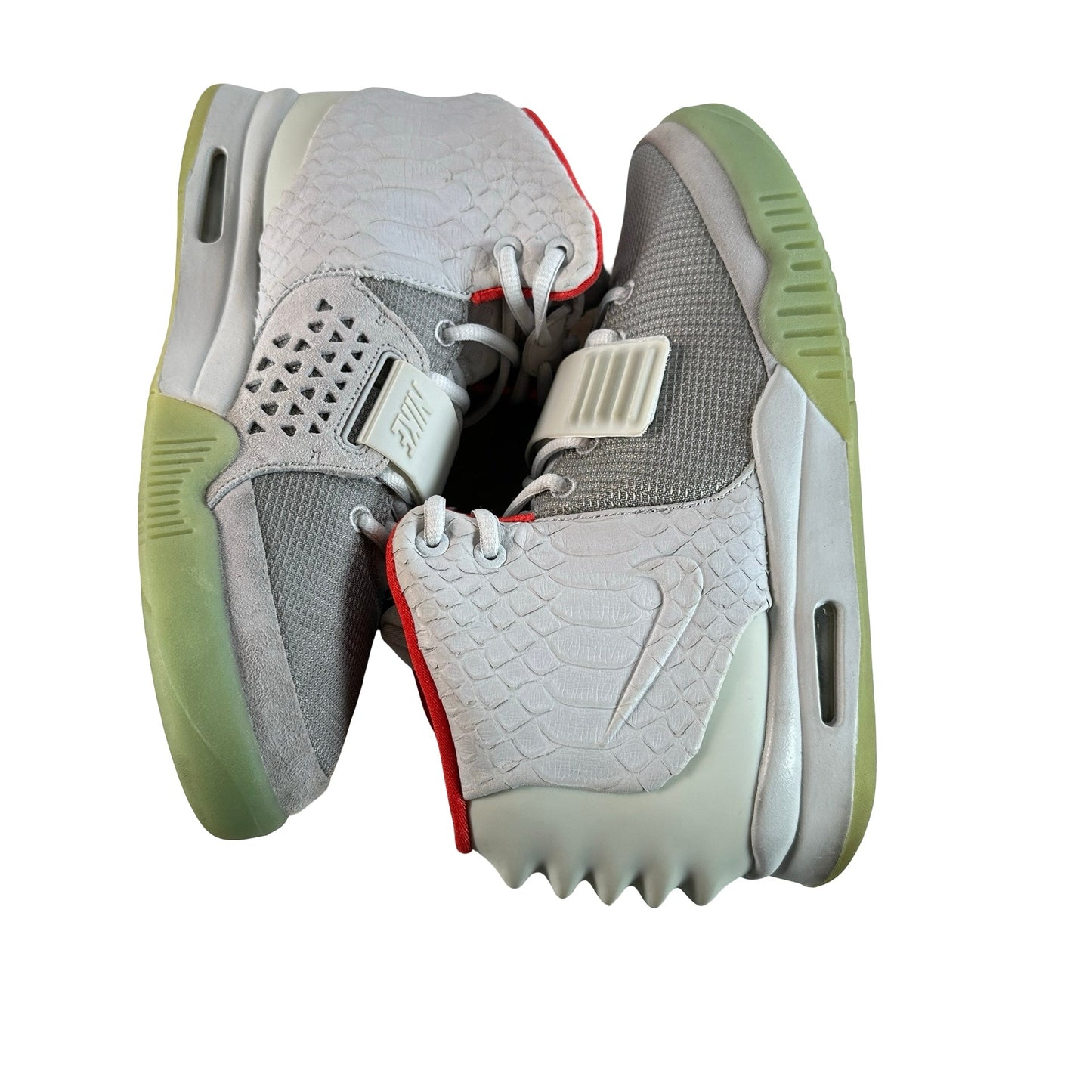 508214 010 Nike Air Yeezy 2 Pure Platinum [USED] - 9.5 M (Used) (No Box)