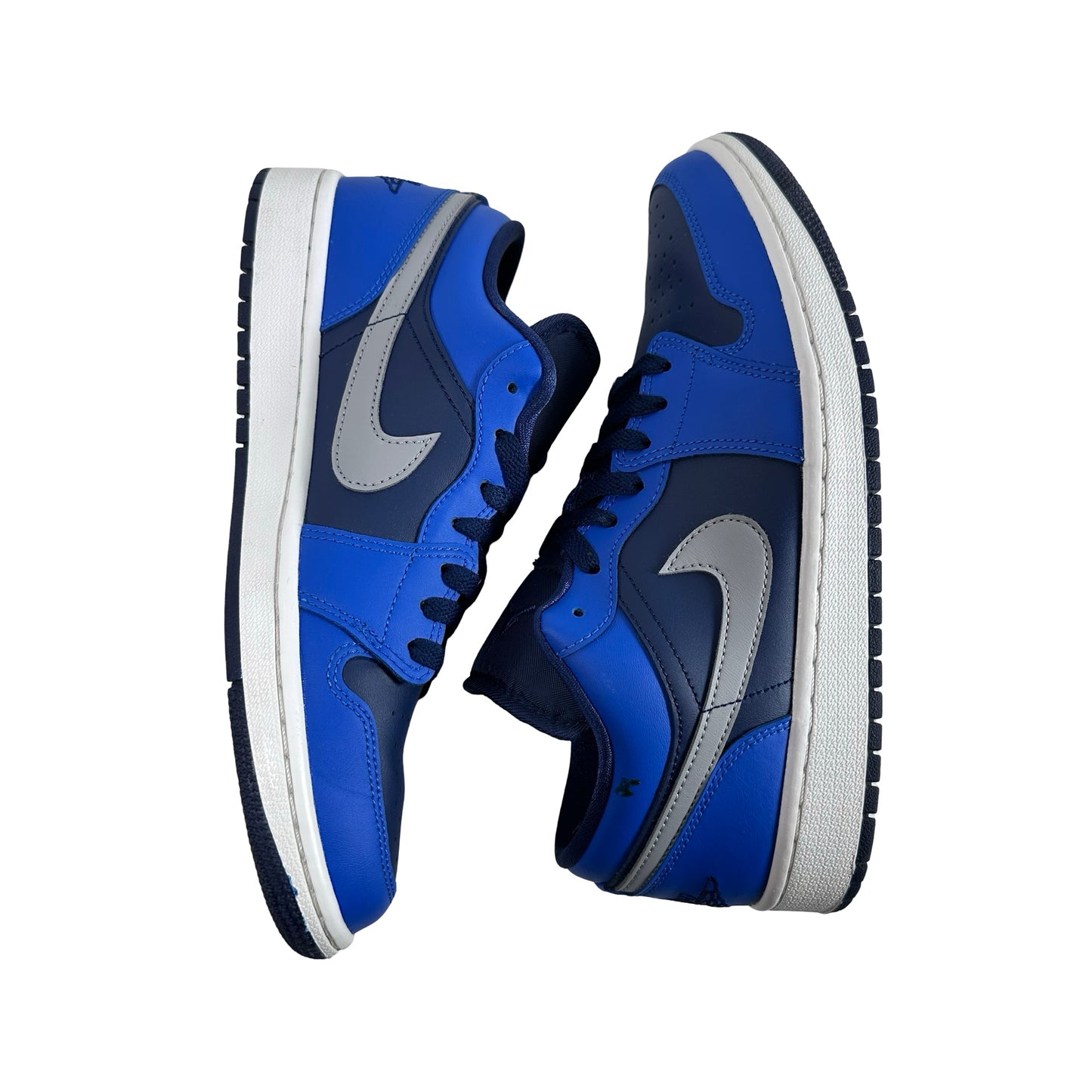 DC0774 400 Jordan 1 Low Game Royal Blue Void (Women's) [USED] - 10 W (Used)