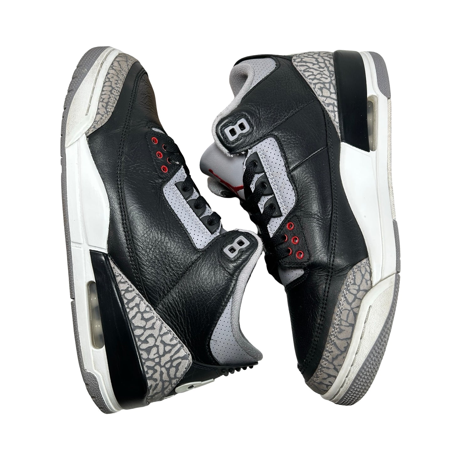 DN3707 010 Jordan 3 Retro Black Cement Reimagined (2024) [USED] - 9 M (Used6) (No Box6) (Replace Insoles)
