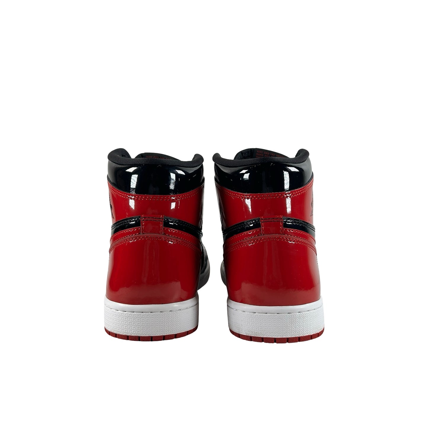 555088 063 Jordan 1 Retro High OG Patent Bred [USED] - 10.5 M (Used6)