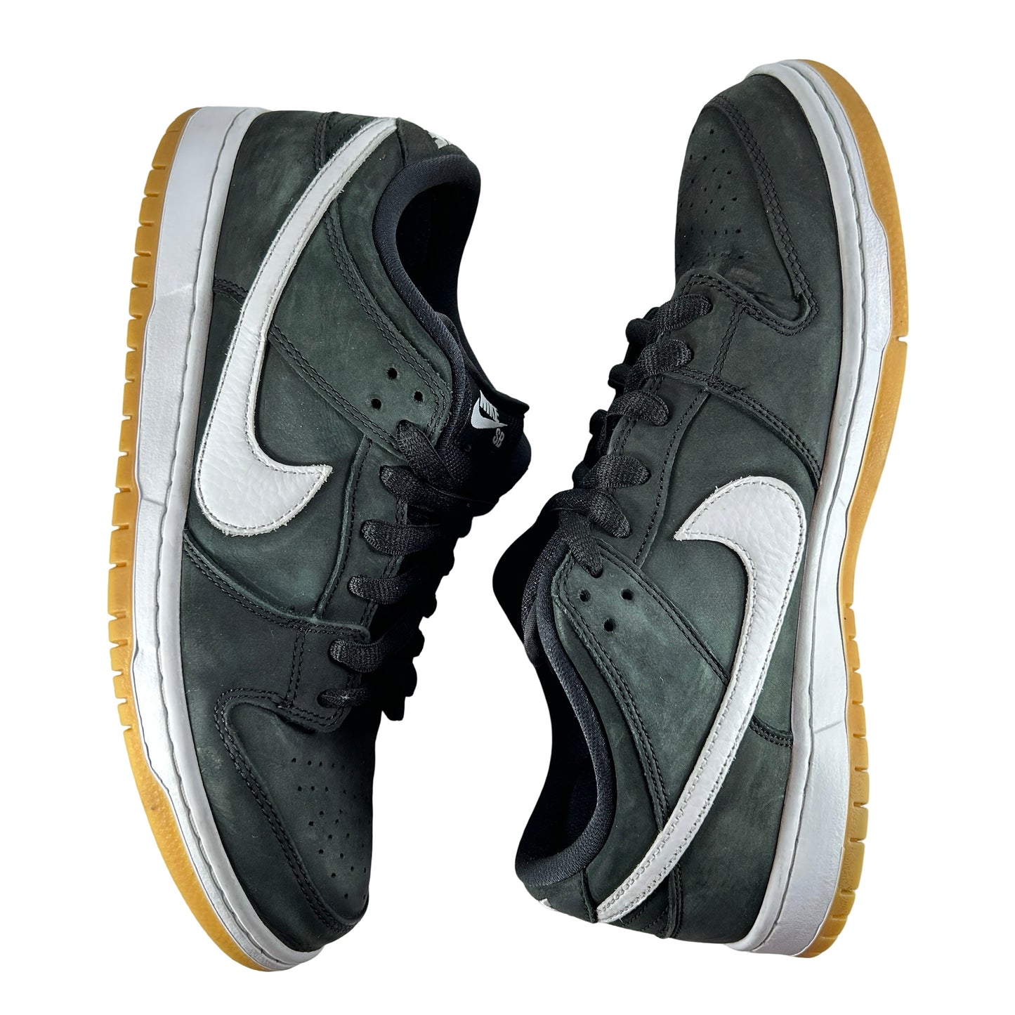 CD2563 006 Nike SB Dunk Low Pro Black Gum [USED] - 10.5 M (Used) (No Box)
