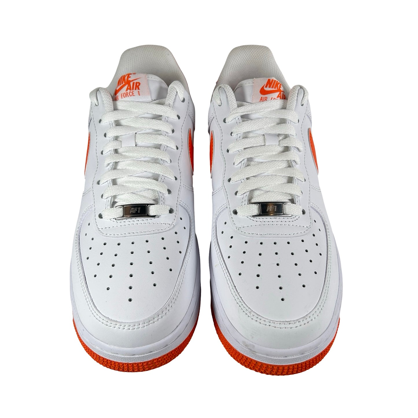 FJ4146 109 Nike Air Force 1 Low '07 Safety Orange [USED] - 9 M (Used) (No Box)