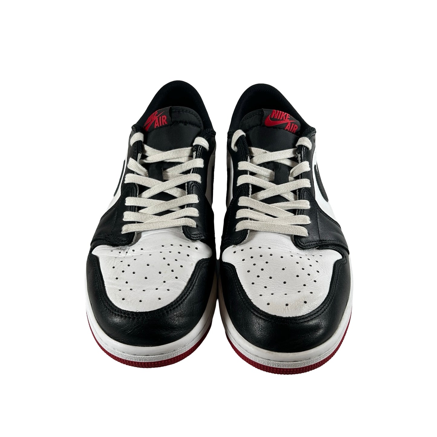 CZ0790 106  Jordan 1 Retro Low OG Black Toe (2023) [USED] - 13 M (Used)