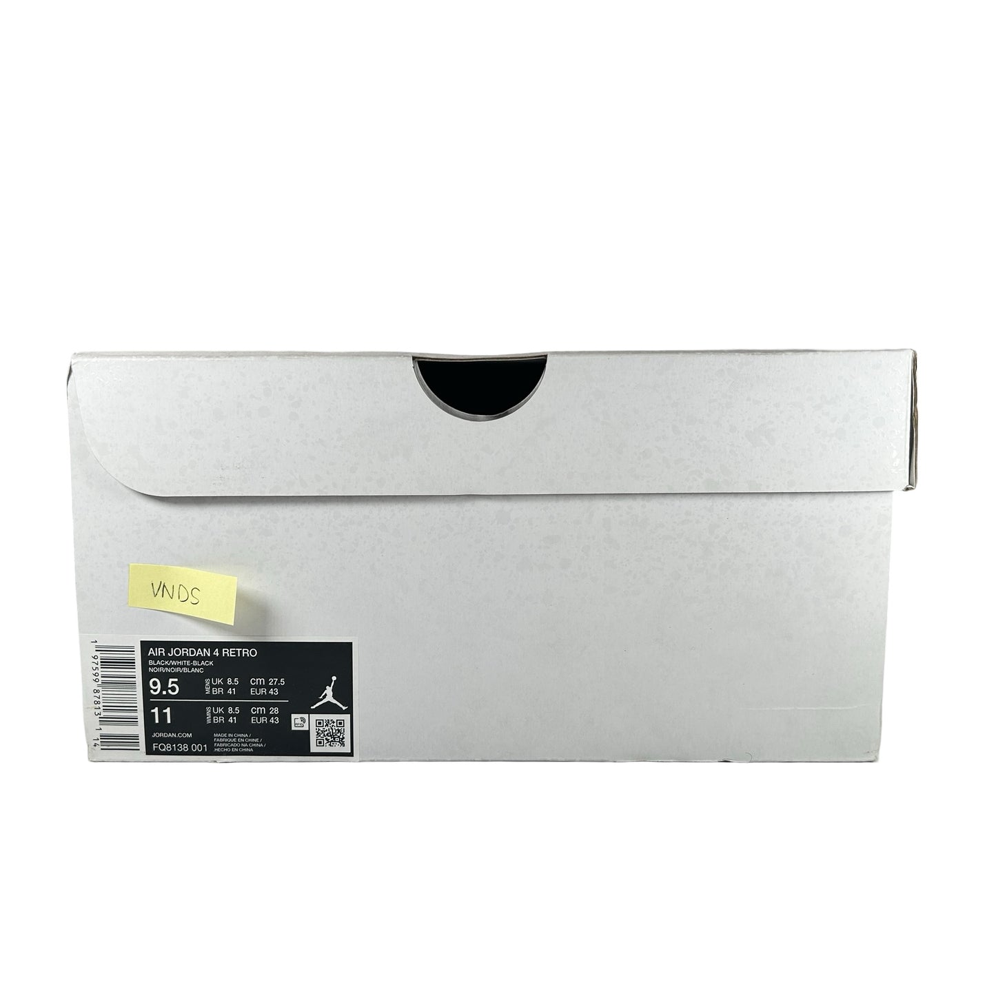 FQ8138 001 Jordan 4 Retro White Thunder [USED] - 9.5 M (VNDS)