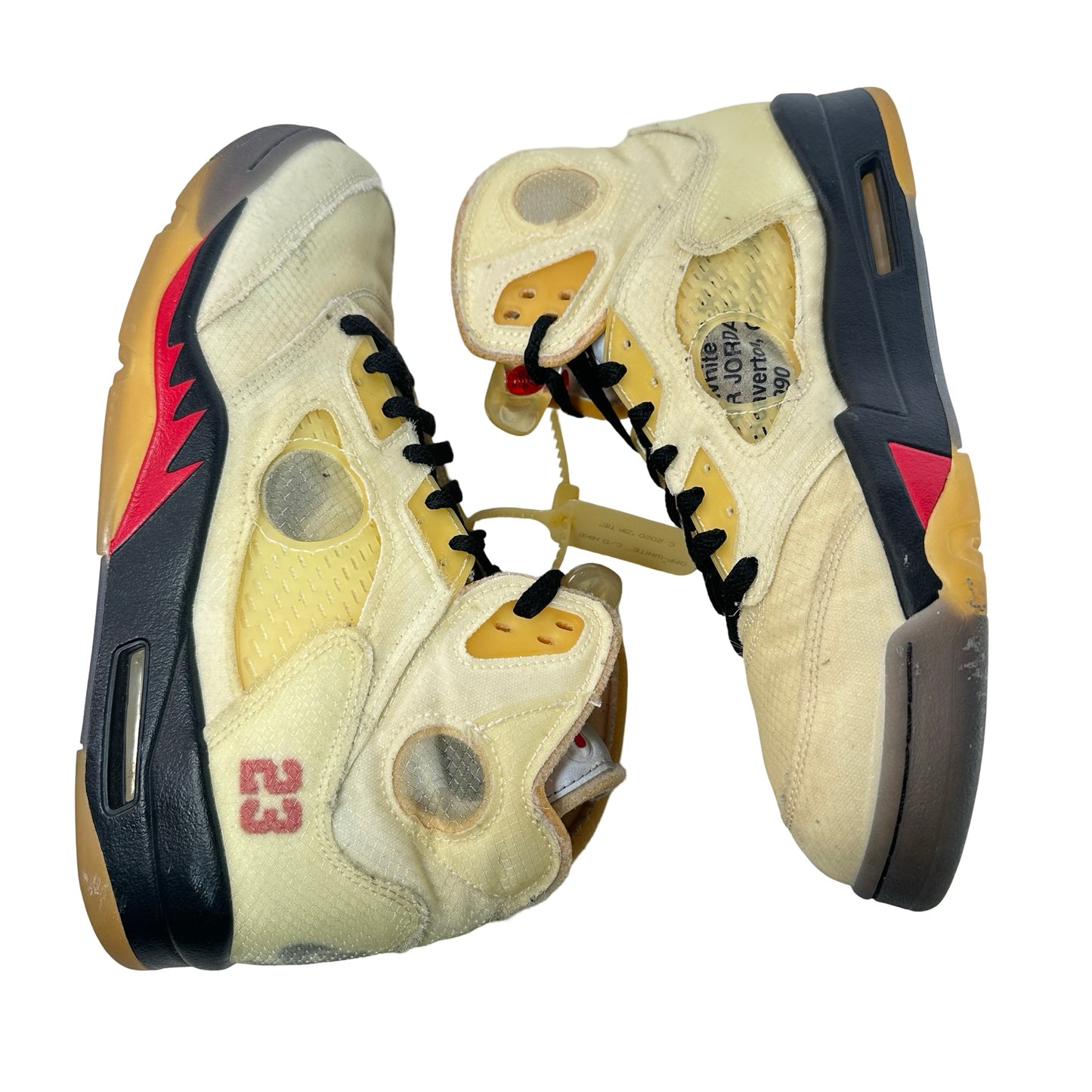 DH8565 100 Jordan 5 Off-White Sail [USED] - 10.5 M (Used4)