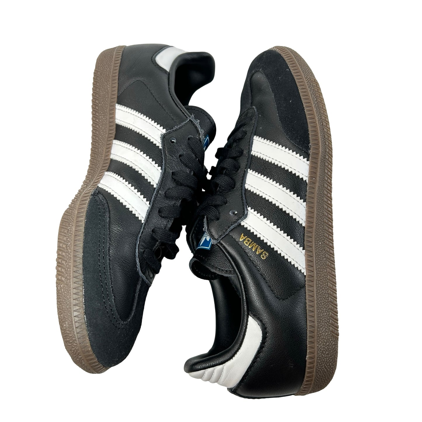 IE3676 adidas Samba OG Black White Gum (GS) [USED] - 4 Y (Used) (No Box)