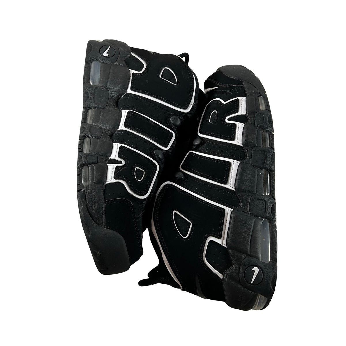 FV2291 001 Nike Air More Uptempo 96 Black White (2023) [USED] - 11 M (Used) (No Box)