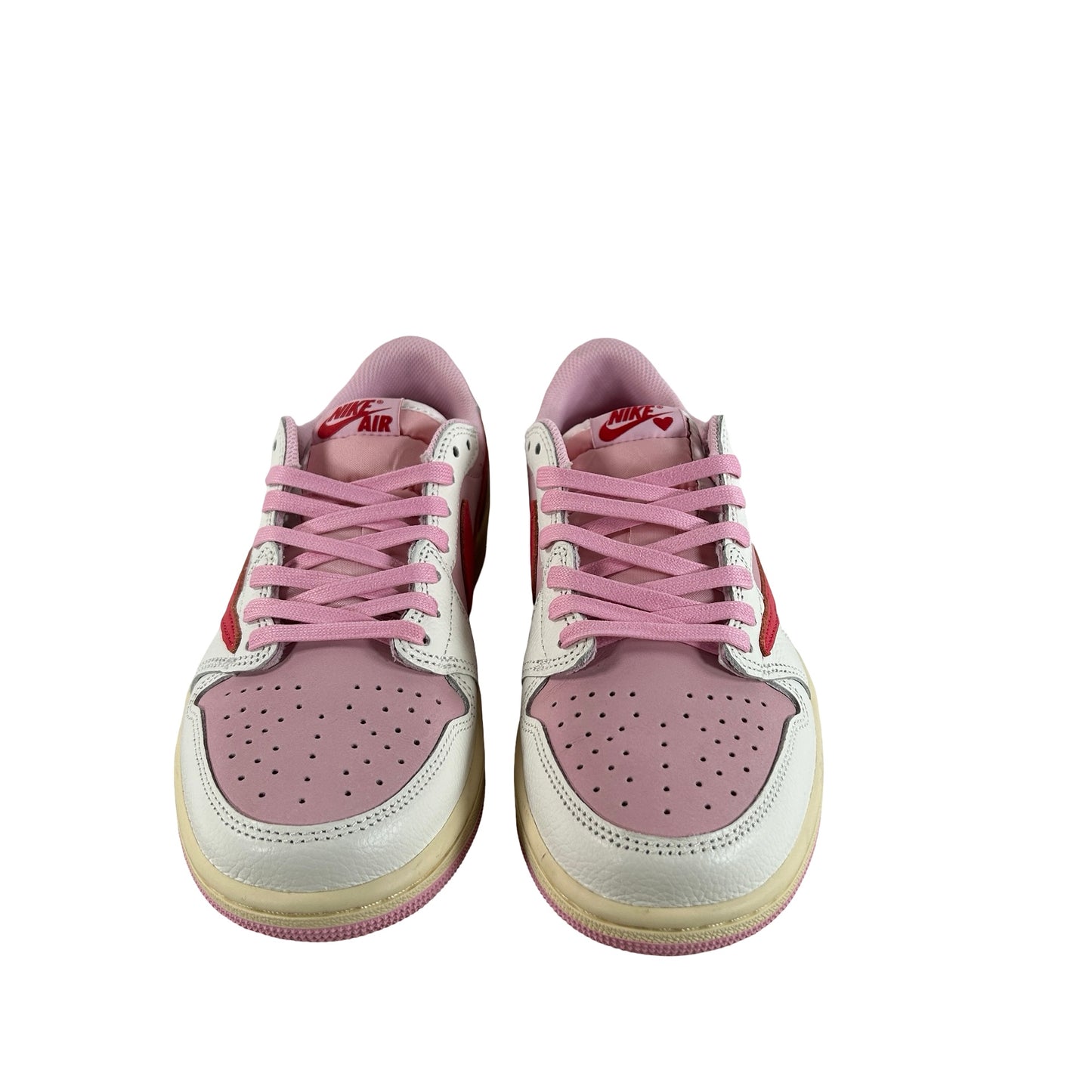 IQ7604 101 Jordan 1 Retro Low OG SP Travis Scott Sail Tropical Pink [USED] - 8 M (Used)