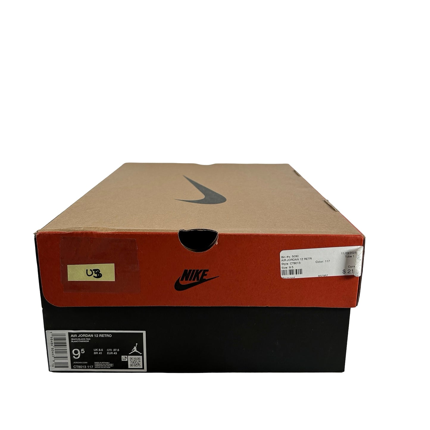 CT8013 117 Jordan 12 Retro Taxi (2025) [USED] - 9.5 M (Used3)