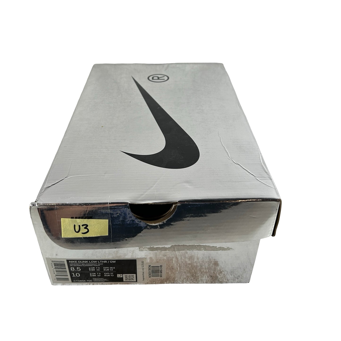 CT0856 700 Dunk Low Off-White University Gold [USED] - 8.5 M (Used3)