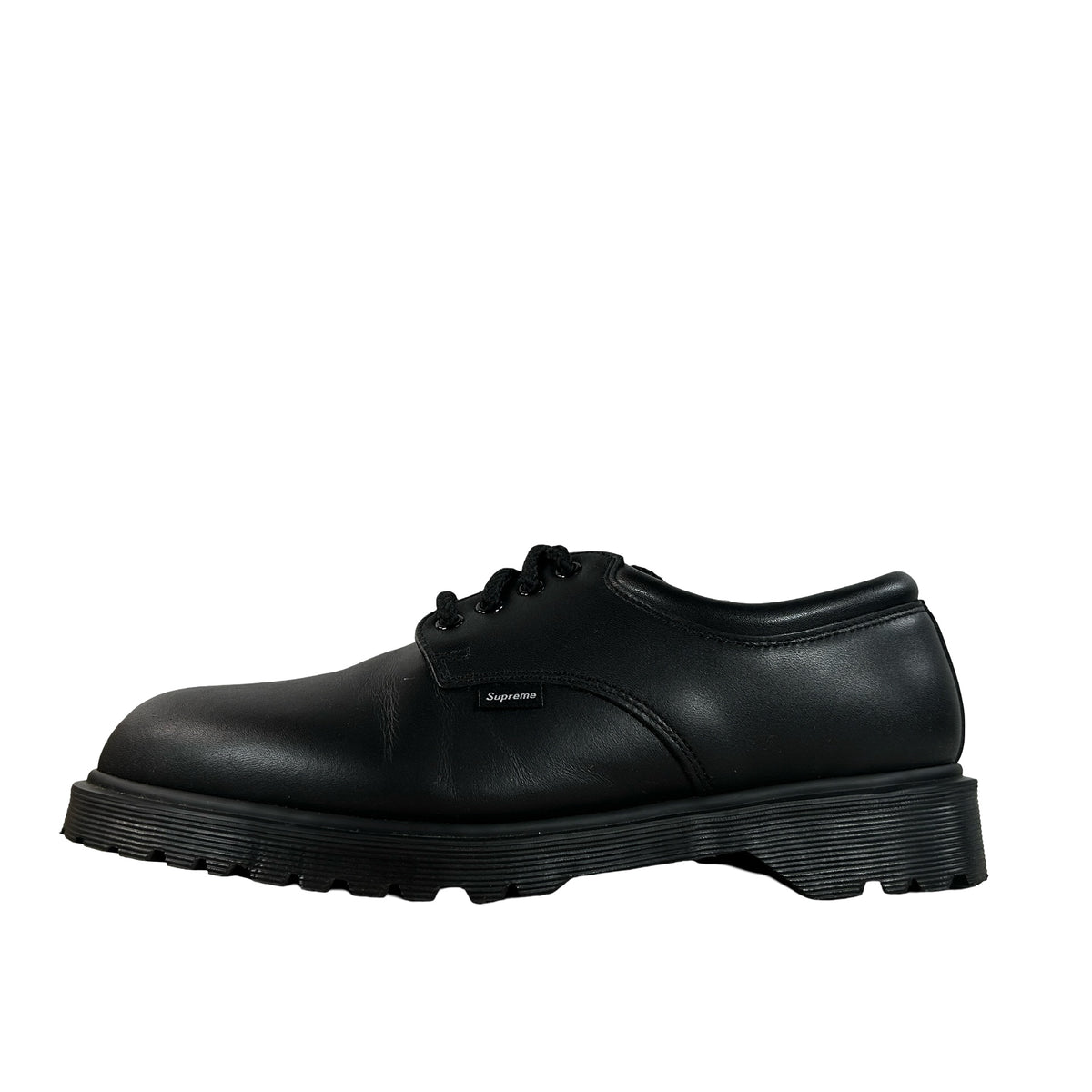 43010001 Dr. Martens Postal Supreme 4-Eye Shoe Supreme Black [USED] - 9 M (Used)