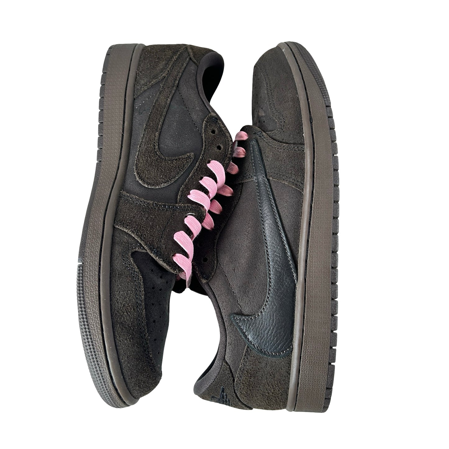 DM7866 202 Jordan 1 Retro Low OG SP Travis Scott Velvet Brown [USED] - 10 M (Used5)
