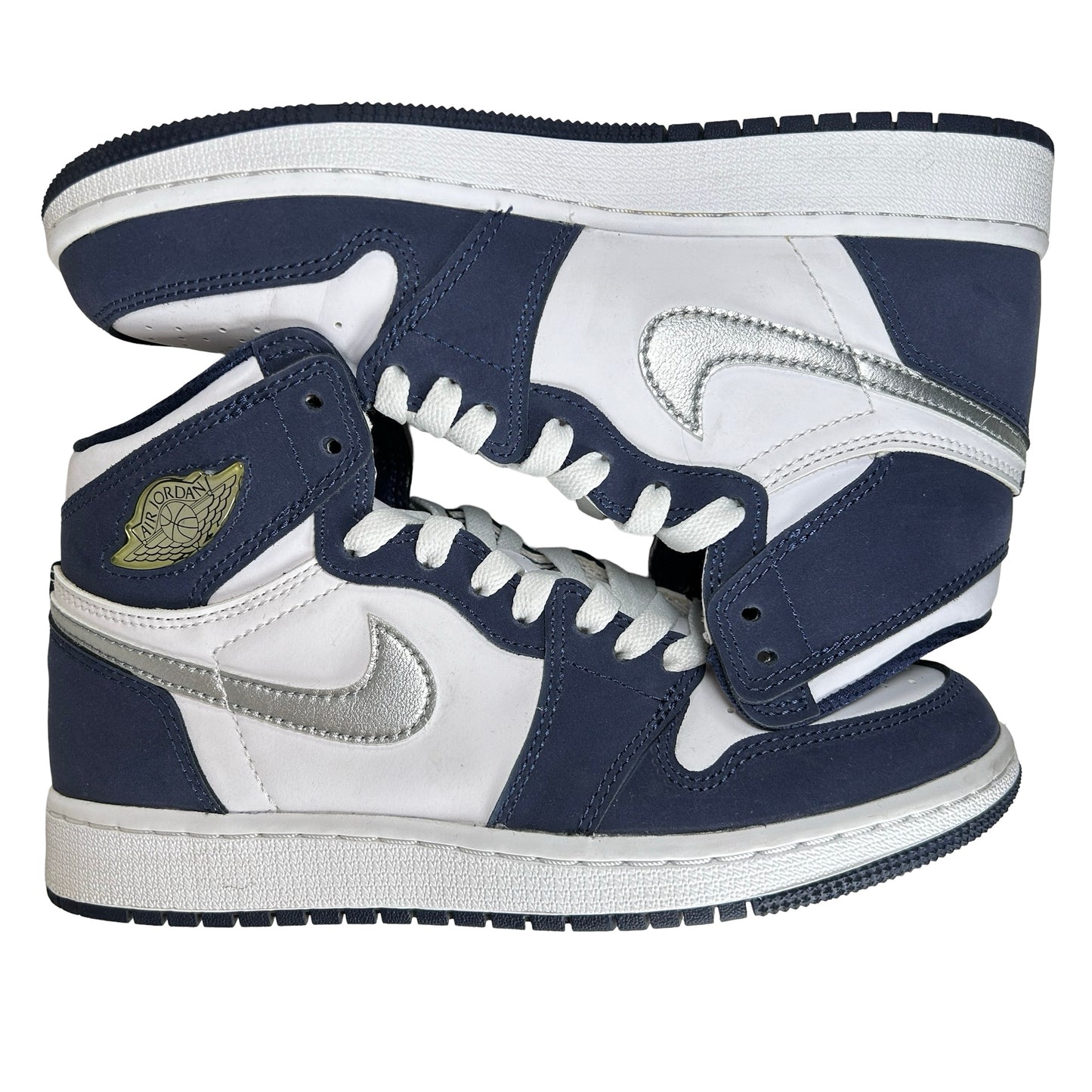 575441 141 Jordan 1 Retro High CO Japan Midnight Navy (GS) [USED] - 5 Y (Used) (No Box)