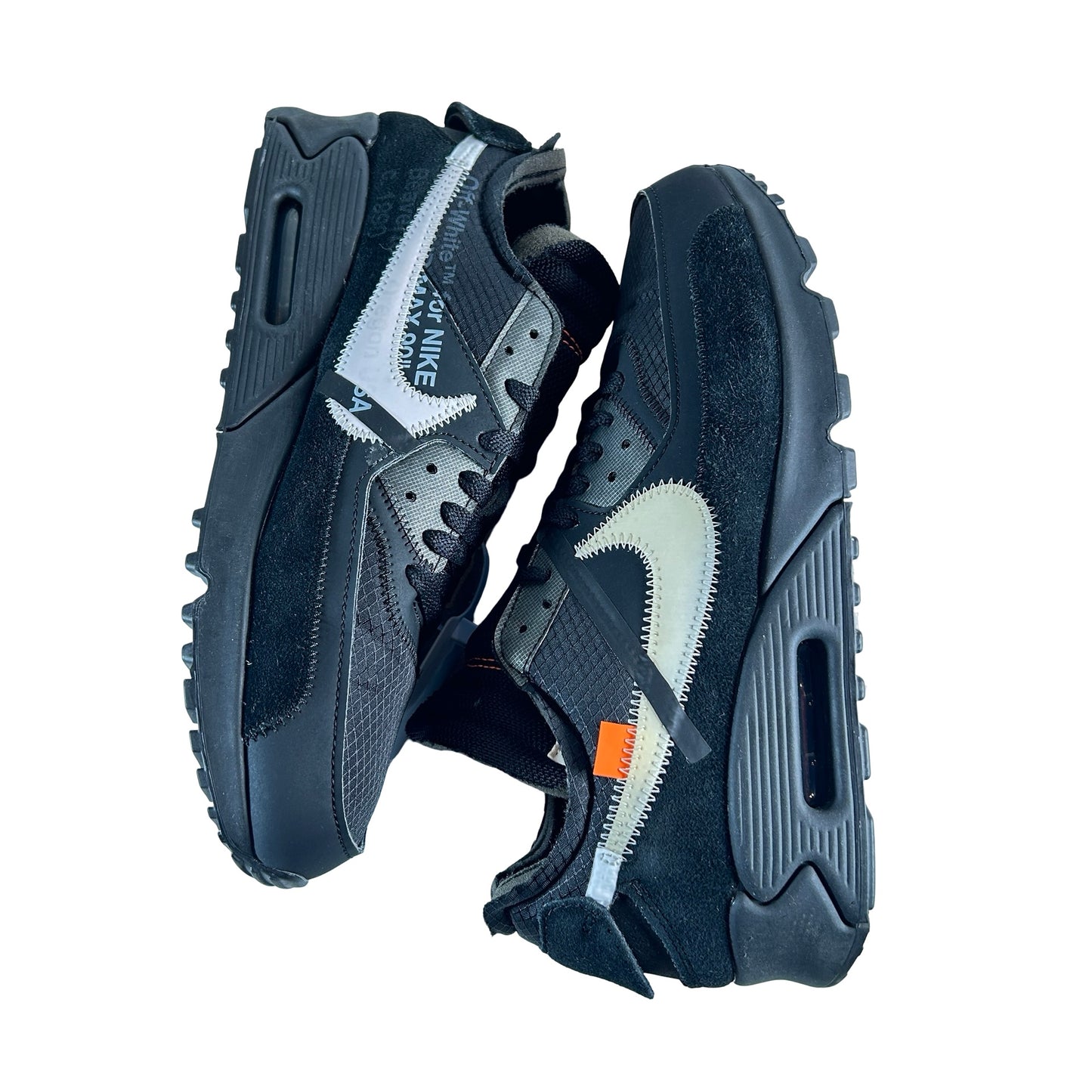 AA7293 001 Air Max 90 Off-White Black [USED] - 10 M (Used3)