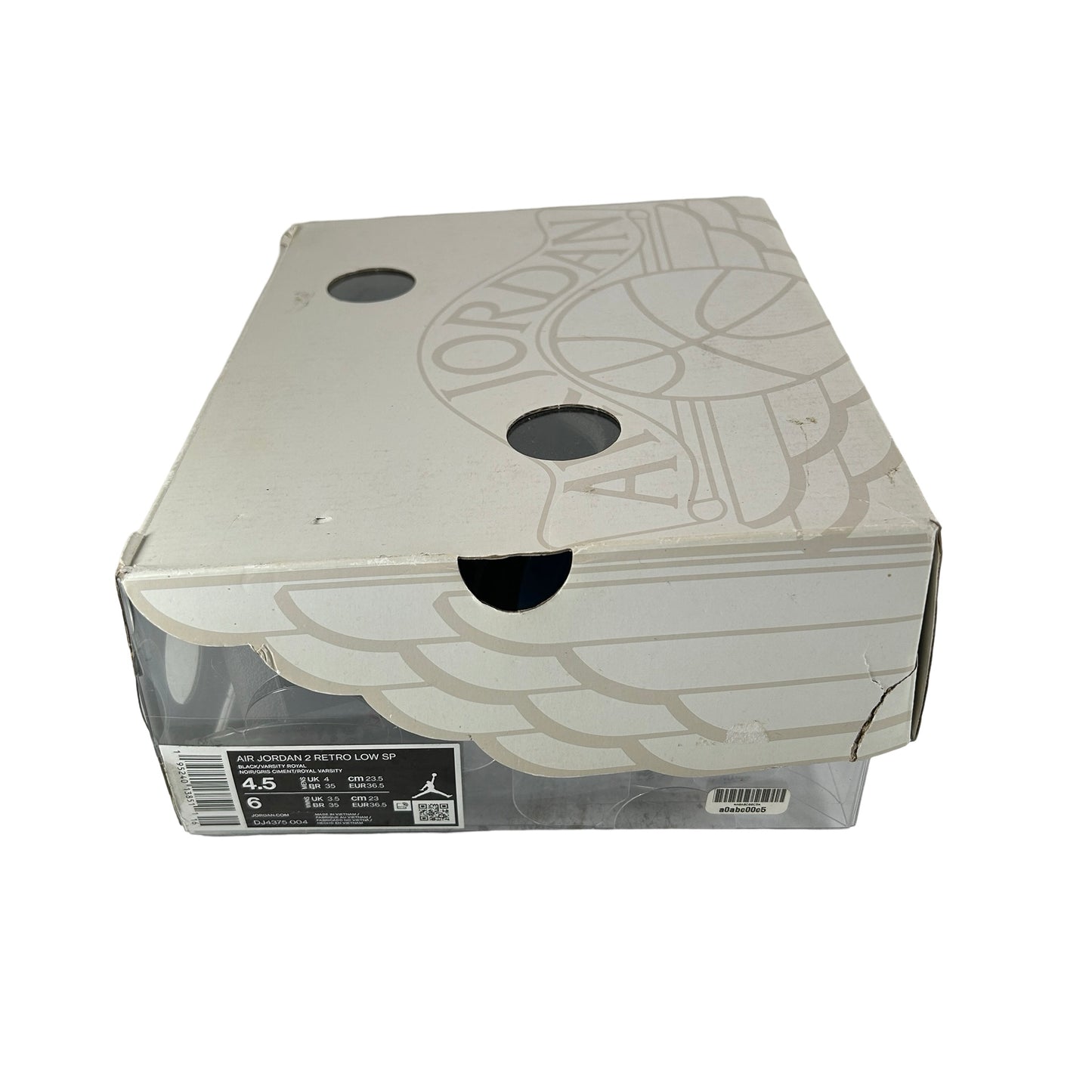 DJ4375 004 Jordan 2 Retro Low SP Off-White Black Blue [USED] - 4.5 M (Used)