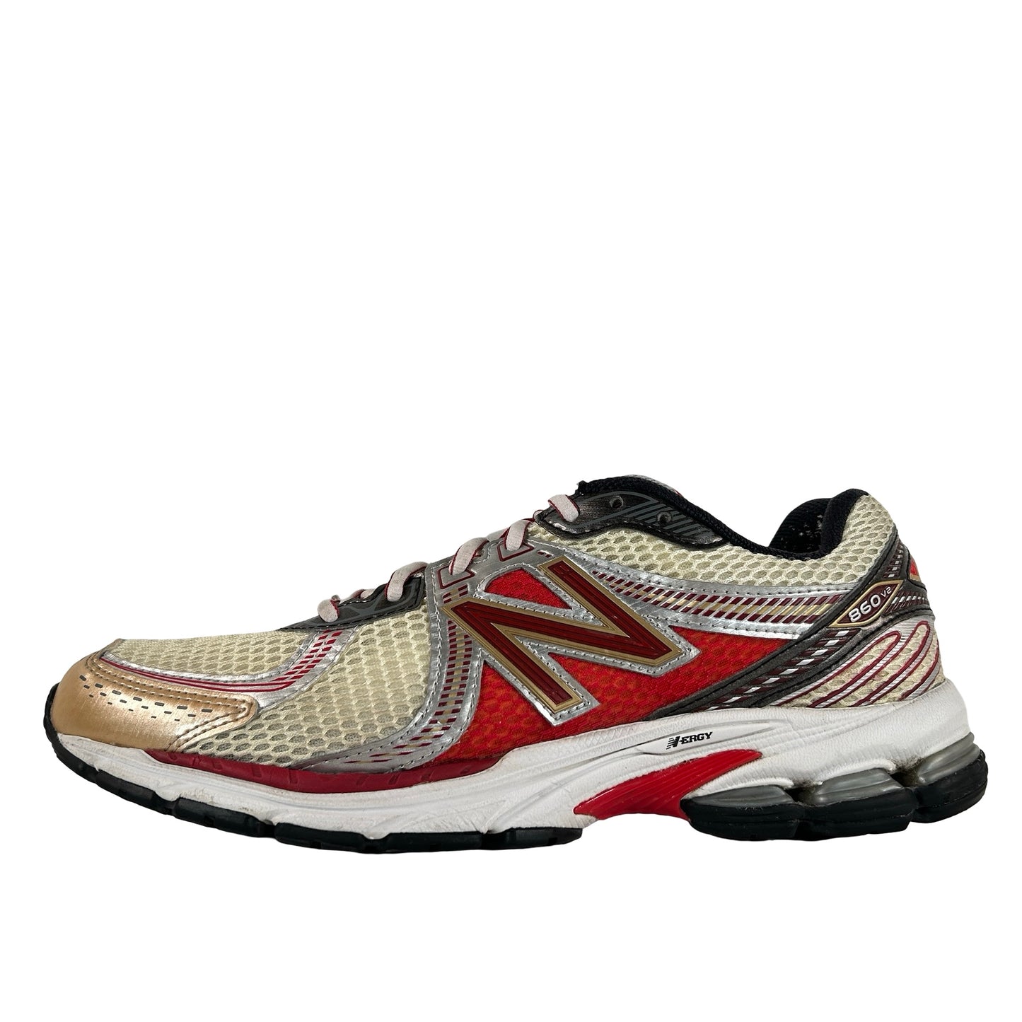 ML860AD2 New Balance 860v2 Aime Leon Dore Red [USED] - 11.5 M (Used) (No Box)