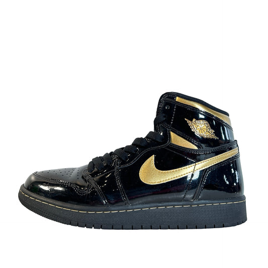 575441 032 Jordan 1 Black Metallic Gold 2020 [USED] - 6.5 Y (Used)