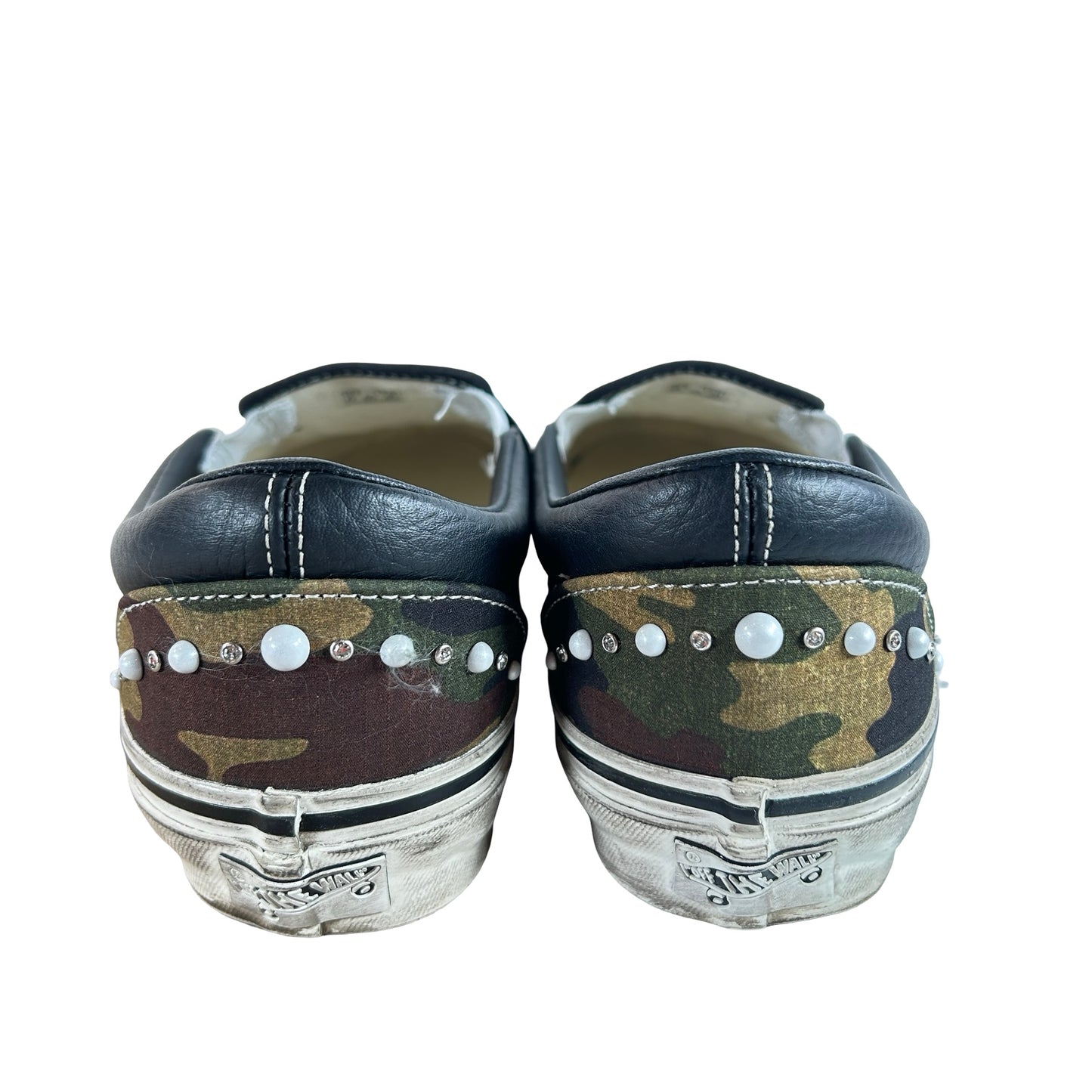 VN000D9PCAK Vans LX Classic Slip-On 98 Pearlized Pack Camo Black [USED] - 10.5 M (Used)