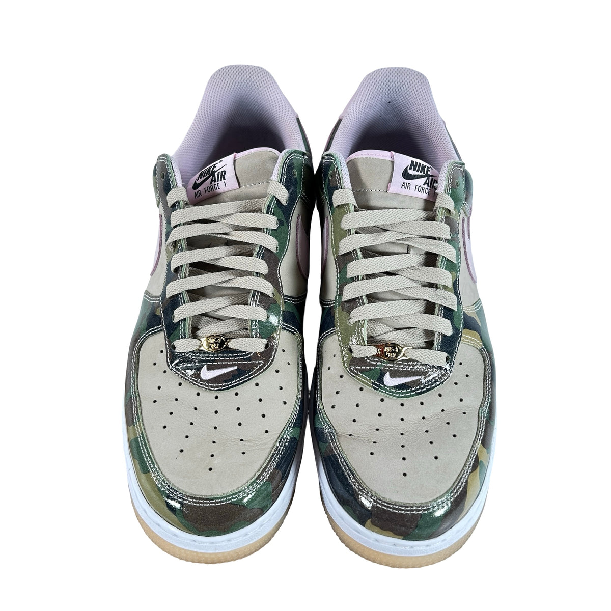 HQ1967 200 Nike Air Force 1 Low '07 LV8 Patent Camo Pink [USED] - 12 M (Used2) (No Box2)