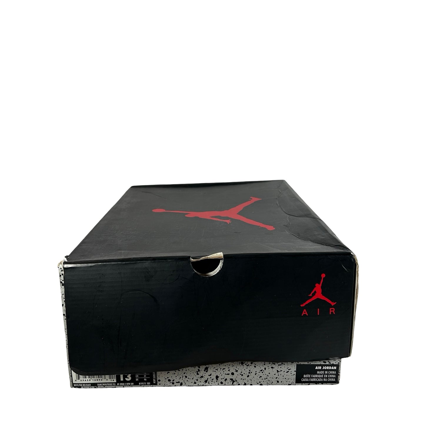 819171 101 Jordan 5 Retro Low Fire Red [USED] - 13 M (Used)