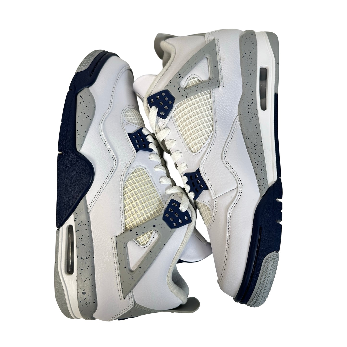 DH6927 140 Jordan 4 Retro Midnight Navy [CONDITIONAL] - 10.5 M (Yellowing) (Damaged Box)
