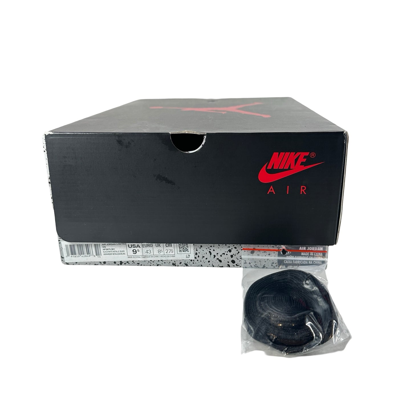 HF3975 001 Jordan 5 Retro OG Black Metallic Reimagined [USED] - 9.5 M (Used)
