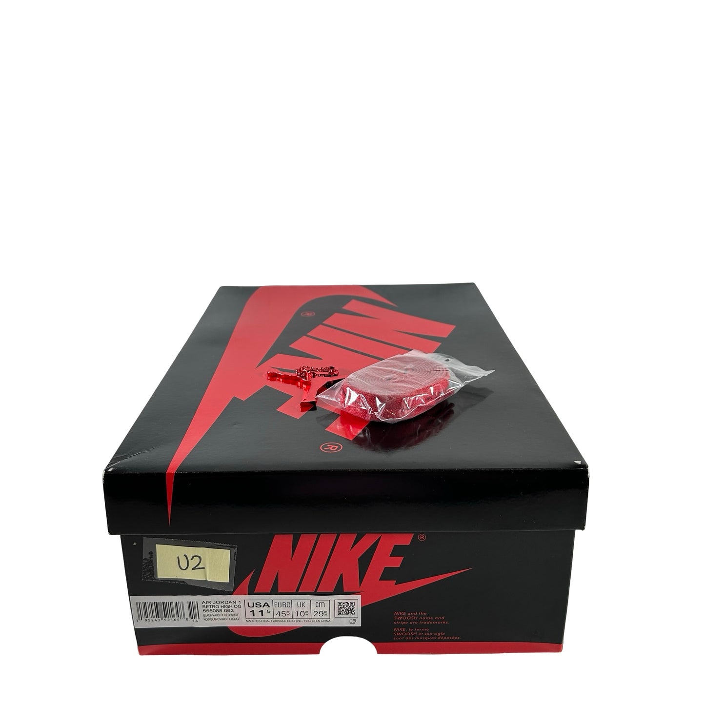 555088 063 Jordan 1 Retro High OG Patent Bred [USED] - 11.5 M (Used2)