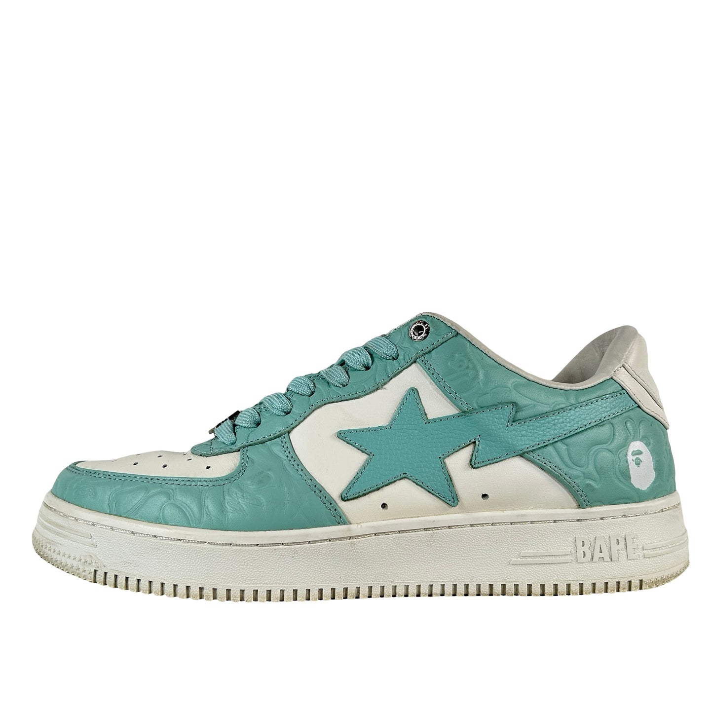 1K30 191 304 SAX A Bathing Ape Bape Sta #4 Line Camo White Sax [USED] - 11 M (Used) (Replace Box)