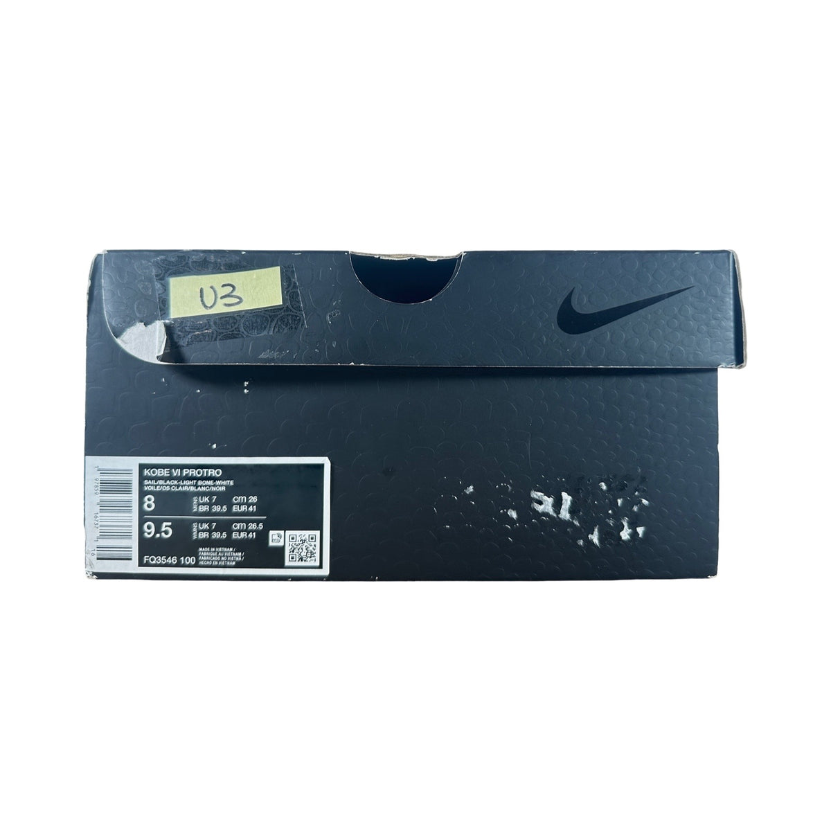 FQ3546 100 Nike Kobe 6 Protro Sail All-Star [USED] - 8 M (Used3)