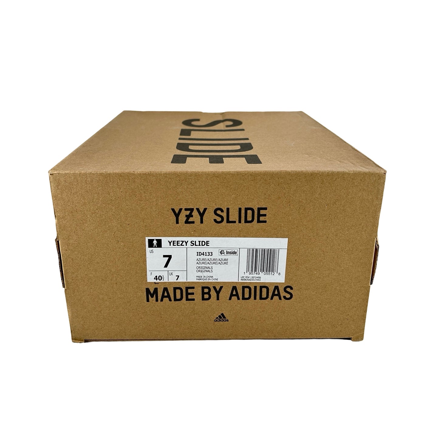 ID4133 Adidas Yeezy Slide Azure [USED] - 7 M (Used)