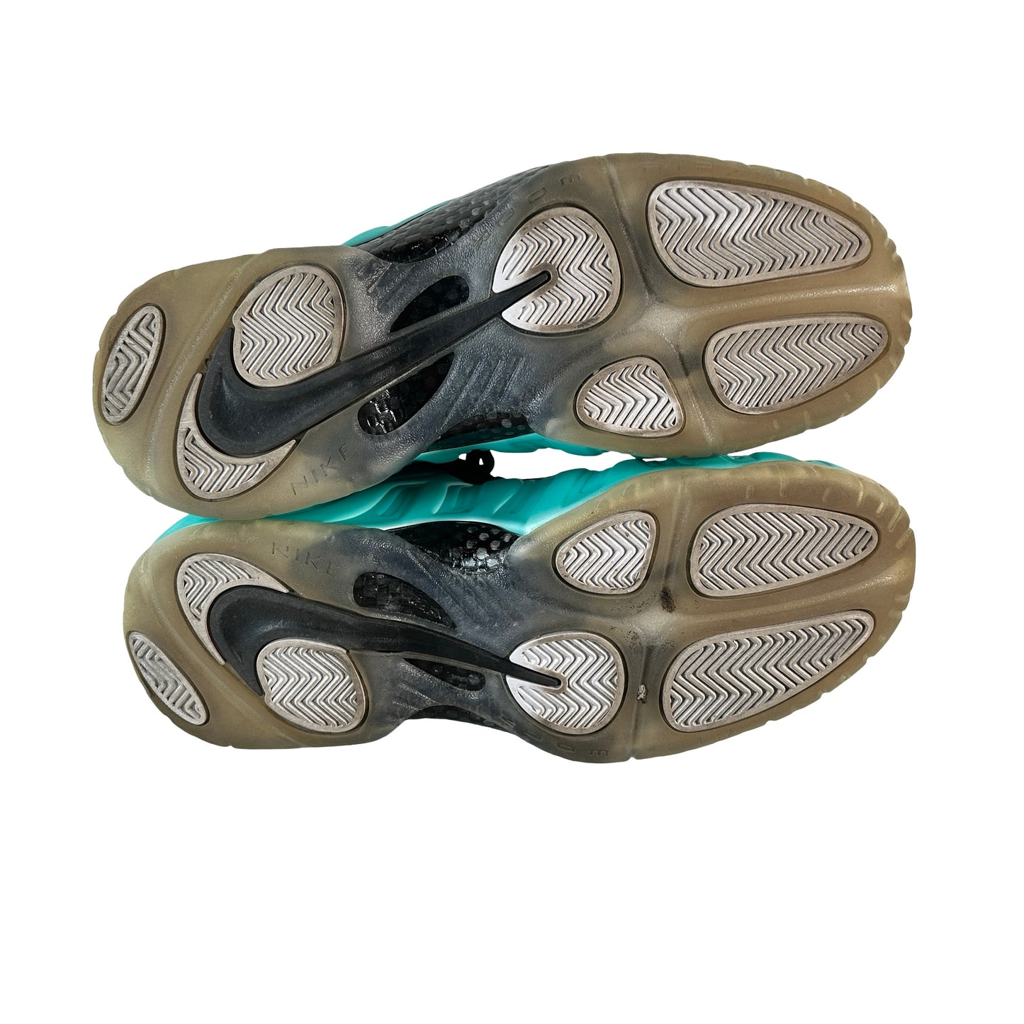 624041 303 Air Nike Foamposite Pro Island Green [USED] - 10.5 M (Used)