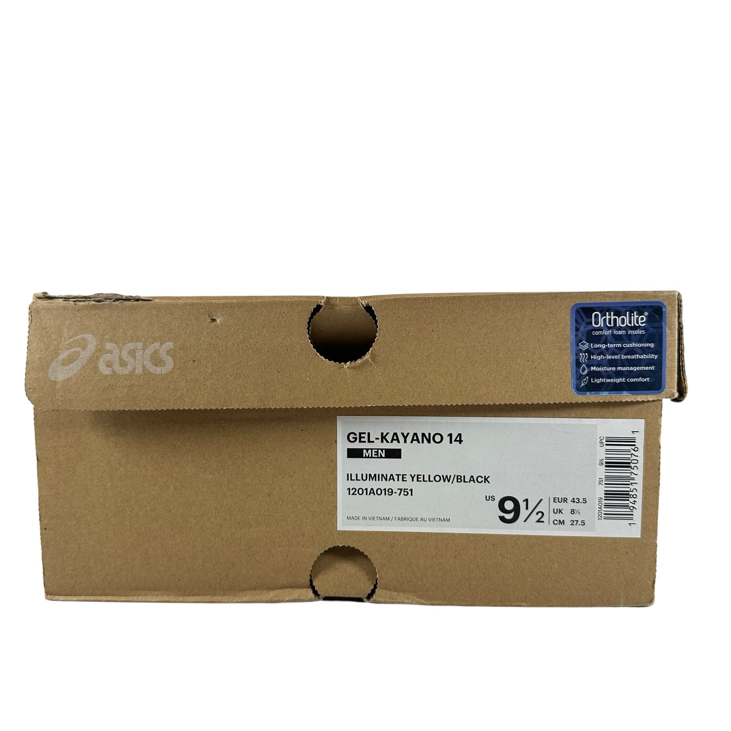 1201A019 751 ASICS Gel-Kayano 14 Illuminate Yellow [USED] - 9.5 M (Used)