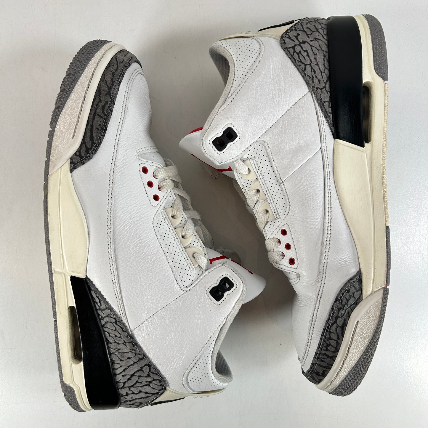 DN3707 100 Jordan 3 Retro White Cement Reimagined [USED] - 11 M (Used) (No Box)