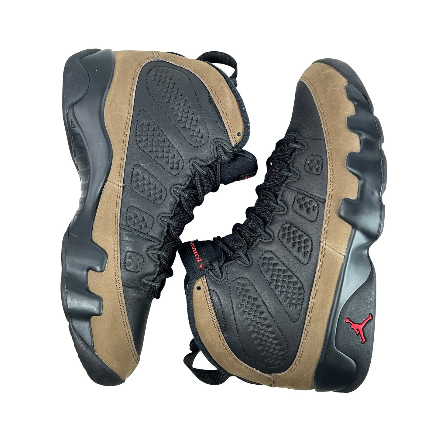 HV4794 030 Air Jordan 9 Retro Olive (2024) [USED] - 9.5 M (Used6)