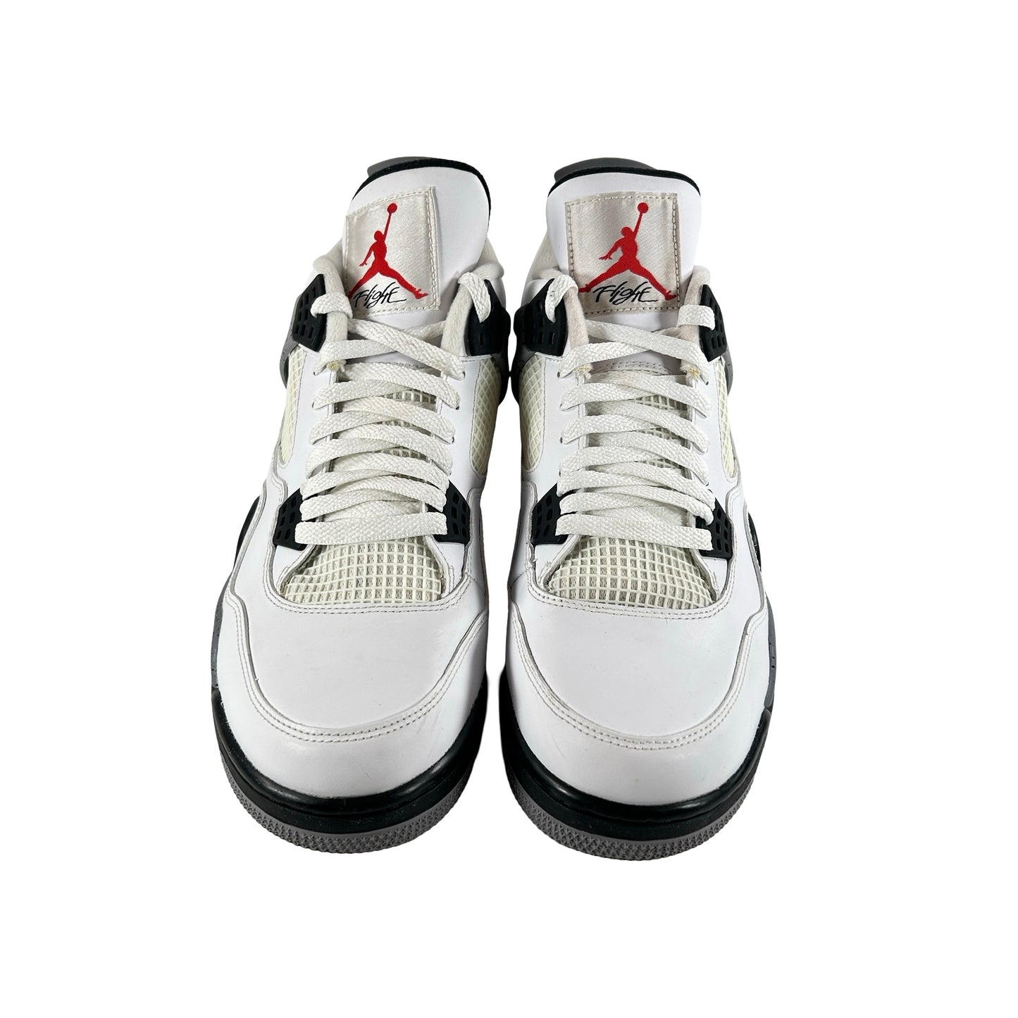 308497 103 Jordan 4 Retro White Cement (2012) [USED] - 12 M (Used) (No Box)