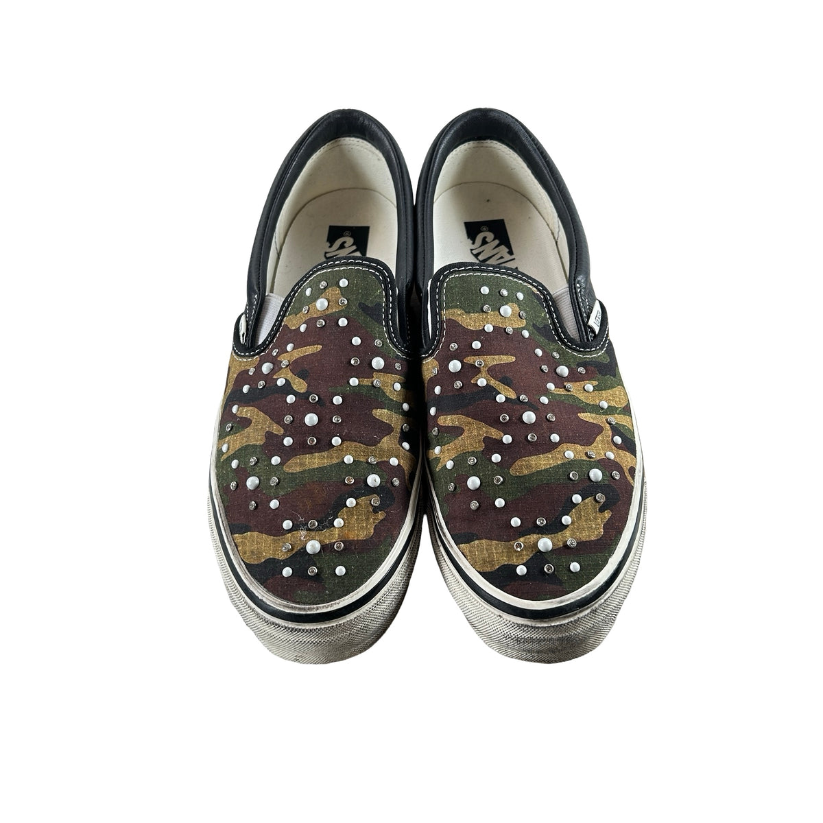 VN000D9PCAK Vans LX Classic Slip-On 98 Pearlized Pack Camo Black [USED] - 11 M (Used3)