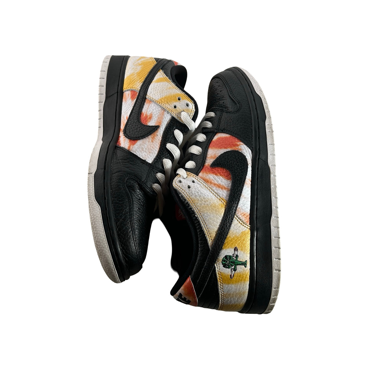 BQ6832 001 Nike SB Dunk Low Raygun Tie-Dye Black [USED] - 9 M (Used) (No Box)