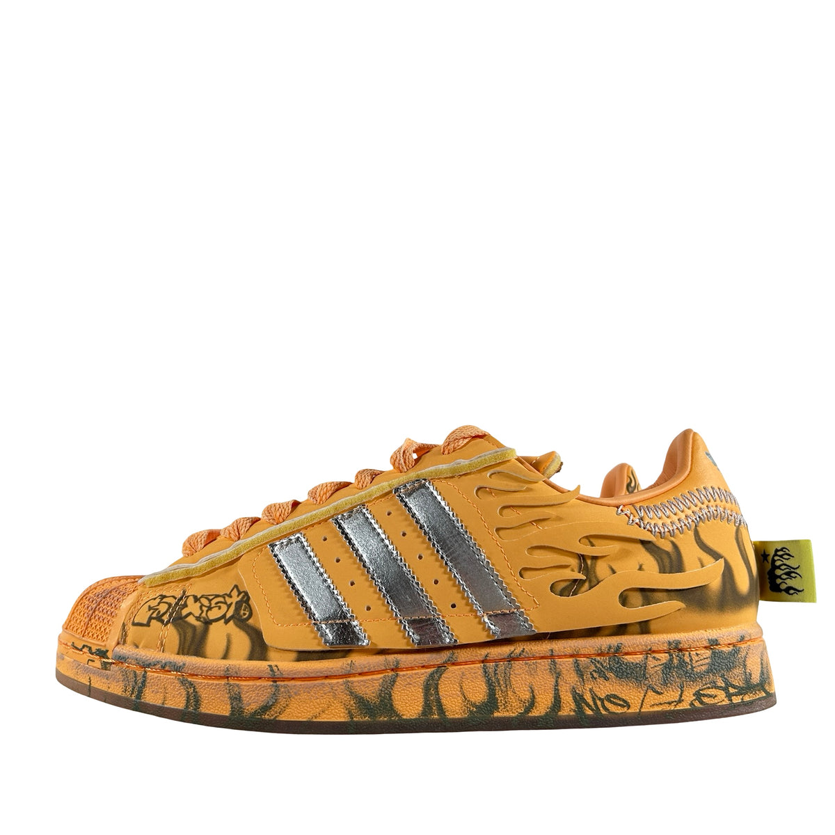LA1501 adidas Superstar Hellstar Hazy Orange [USED] - 9 M (Used)