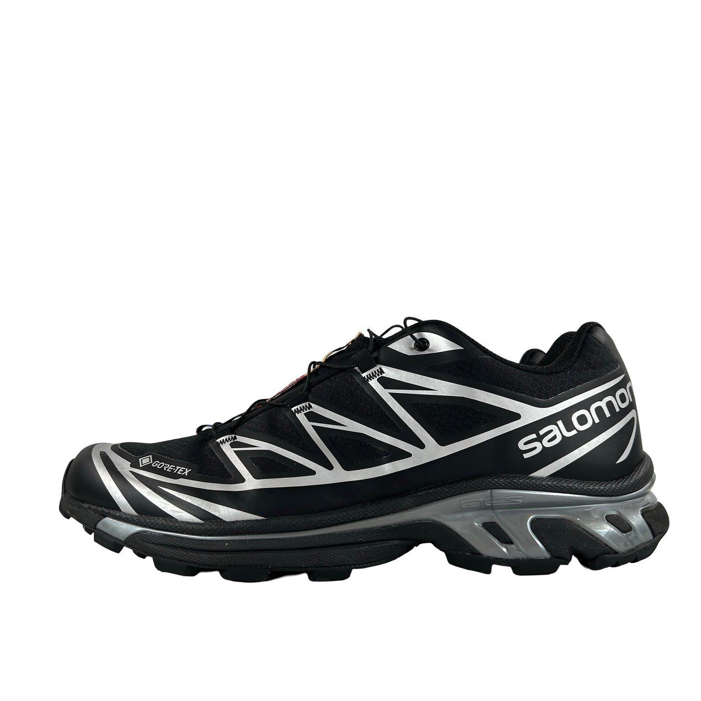L47450600 Salomon XT-6 Gore-Tex Black Silver [USED] - 9 M (Used) (No Box) (No Insoles)