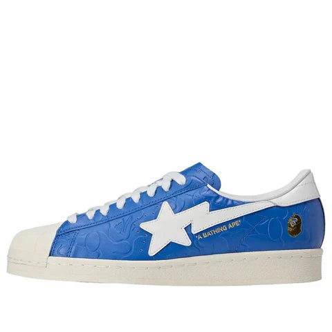 JR2702 adidas Superstar Vintage Bape Blue White