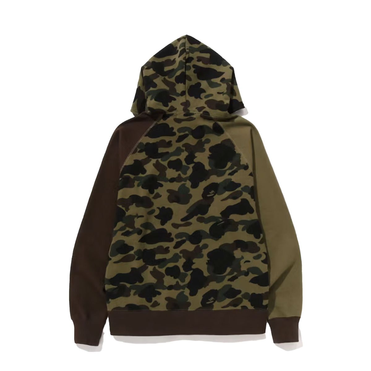 BAPE 1st Camo Crazy College Full Zip Hoodie (SS23) Green