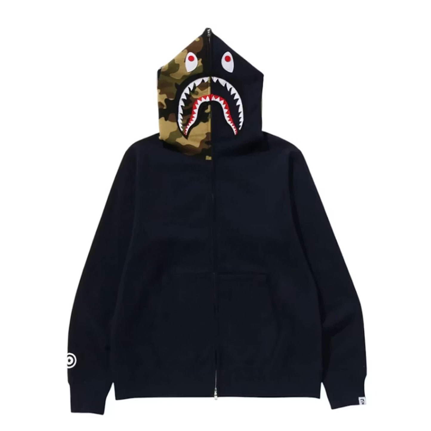 BAPE 1st Shark Full Zip Hoodie Navy [USED] - XXL (Used)