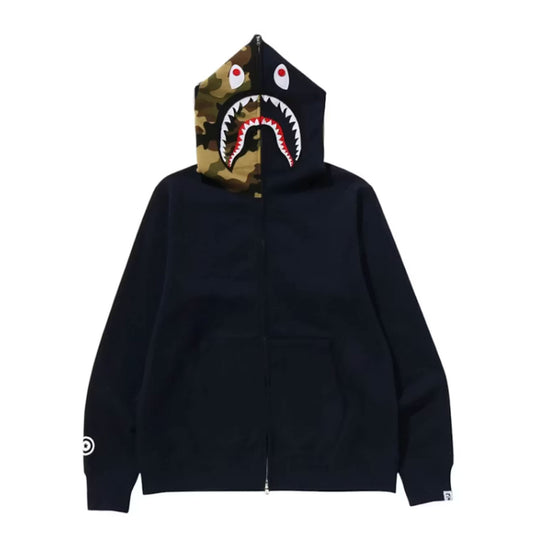 BAPE 1st Shark Full Zip Hoodie Navy [USED] - XXL (Used)