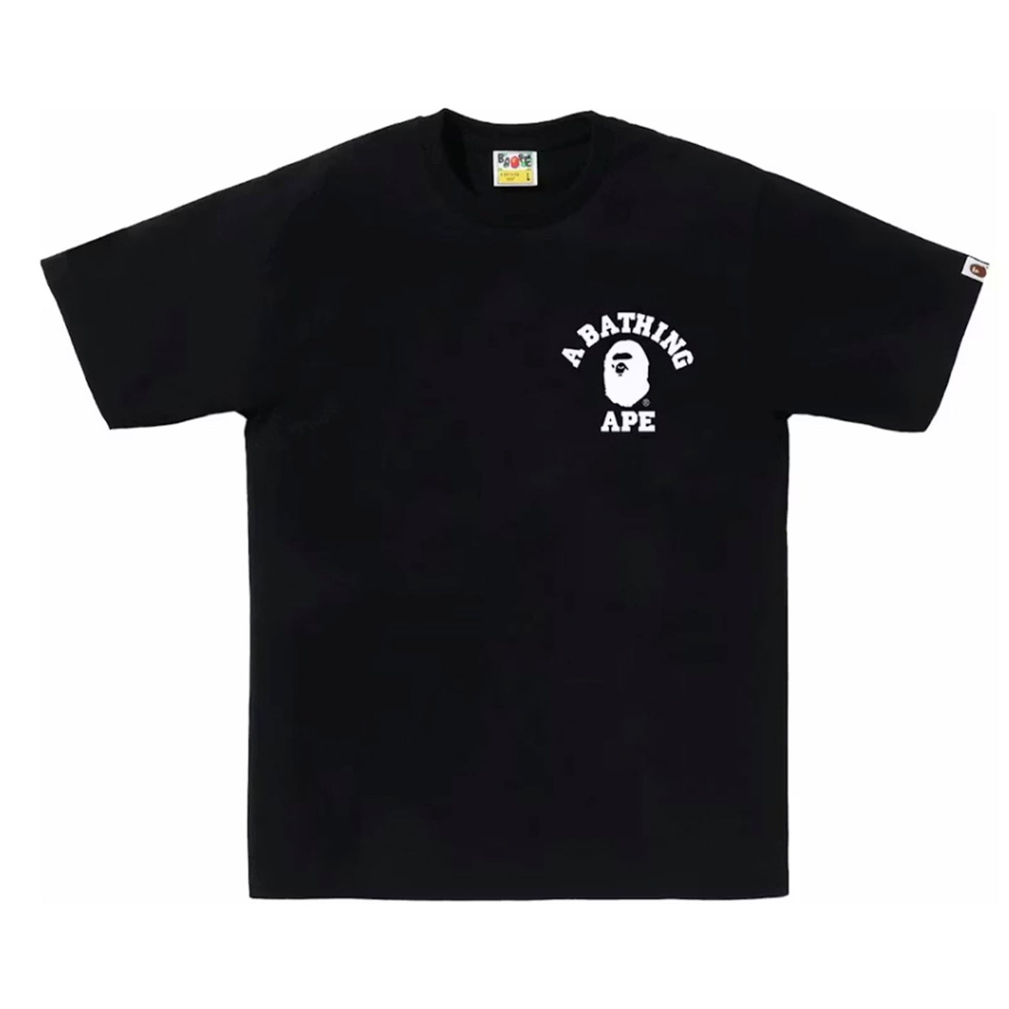 BAPE ABC Camo Crazy College ATS Tee Black [USED] - L (Used)